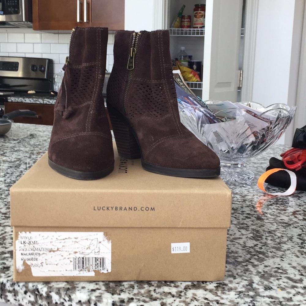 Lucky Brand Suede Boots